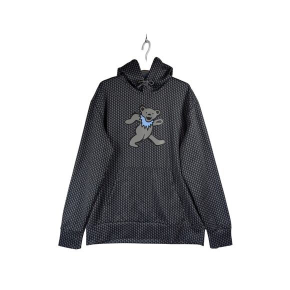 Grateful Dead X Section 119 Performance Gray Bear On Royal Blue Sweatshirt USED - Picture 2 of 8